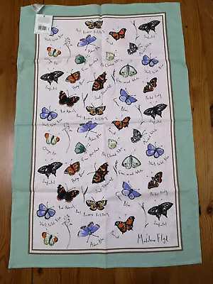 Ulster Weavers Madeleine Floyd Butterflies 100% Linen Tea Towel - Post Worldwide • £14.99