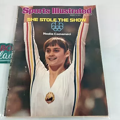 Sports Illustrated August 2nd 1976 Nadia Comaneci She Stole The Show Olympics • $5