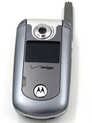 Motorola Flip Phone Series E815 - Silver Verizon Cellular Phone • $19.95