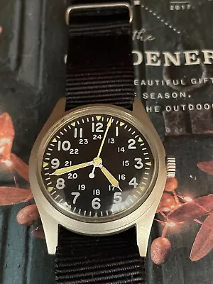 Vietnam Military Specs Hamilton GG-W-113 1987 Issue Men's Watch With 'Hack' • $490