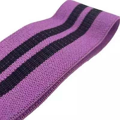 Resistance Loop Fabric Booty Band Anti-slip - Purple Large • $14.44