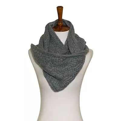 New York & Company Infinity Scarf Neck Warmer Gray Knit Fashion Accessory Women • $8.79