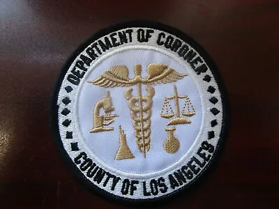 Los Angeles County Coroner Medical Examiner Patch • £8.59