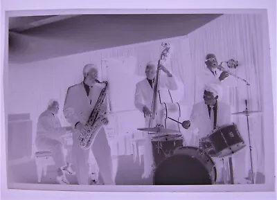 Sammy Walker Band Jazz Saxophone Orig. Old Negative Around 1950 • £92.19