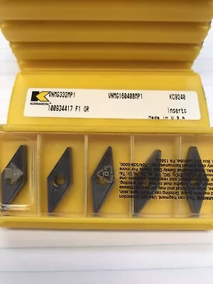 5 Pcs.  VNMG332MP1 KC9240 KENNAMETAL INSERTS (loc Stk) • $56