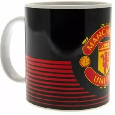 Manchester United FC Mug Ceramic Tea Coffee Mug Cup In Presentation Box - Linear • £10.49