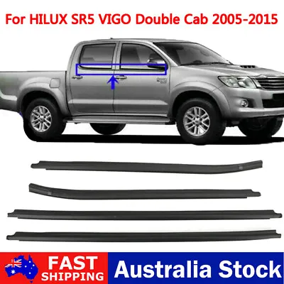 $40.95 • Buy For Toyota Hilux Cab 2005-2015 Window Glass Seals Door Belt Weather Strip AU NEW