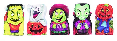 6 Halloween Finger Puppets - Trick Or Treat Toy Loot/Party Bag Fillers • £3.24