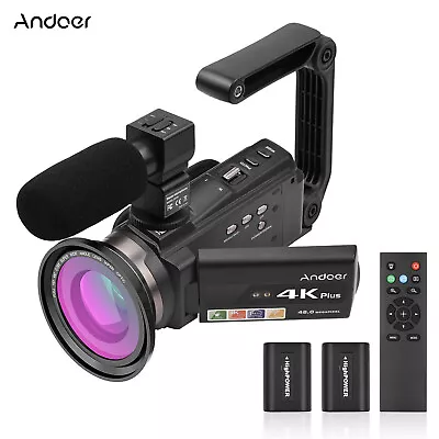 4K/60FPS 48MP  Digital Video  Set 1  Recorder + 1 W1Q2 • $235.59