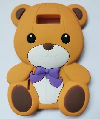 NEW 3D Kids Brown Teddy Bear Silicone Phone Case Cover LG Optimus L7 P700 / P705 • £2.95