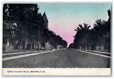 1911 Third Avenue West Residence Roadside Mitchell South Dakota Posted Postcard • $14.98