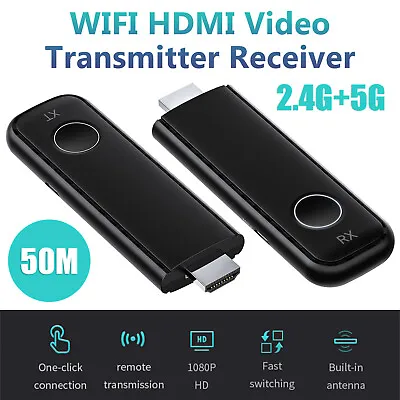 5Ghz WiFi Wireless Dongle HDMI Mini Extender With Transmitter And Receiver • $66.85