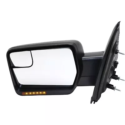 Power Left Mirror For 2011-2014 Ford F-150 Heated With Signal Light Textured • $67.27