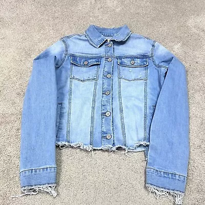 EnJean Jacket Denim Blue Button Up Women’s Size Large NWT • $25.63