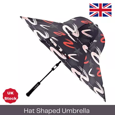 Hat Shaped Umbrella Ladies Fashion Design Umbrella Available In All Colours • £39.95