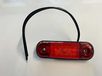 LED Venta Rear Marker Lamp LED Light Caravan Or Motorhome 12v 24v Red Lens RML1 • $18.61