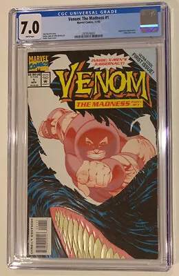 Marvel Venom The Madness #1 Embossed Juggernaut Cover CGC Comic • $74.99