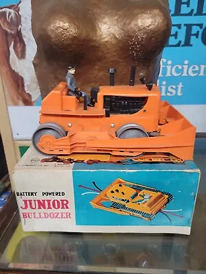 Vtg 60s Marx Junior Bulldozer Battery Powered Toy Untested • $50