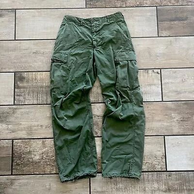 Vietnam OG 107 Rip Stop Poplin Jungle Pants Tropical Combat Trousers Small Long • $100