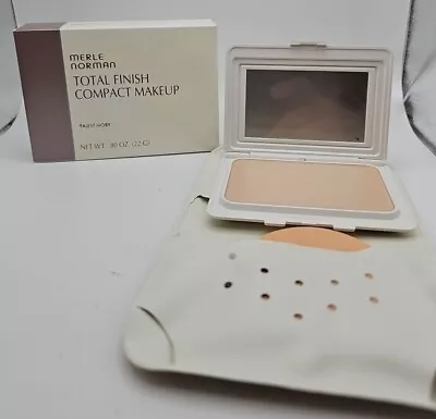 Merle Norman Total Finish Compact Makeup  Shade Is Palest IVORY NEW .80 Oz • $31.95