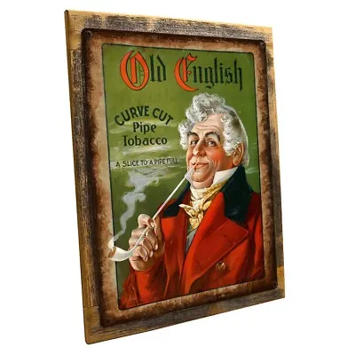 $109.99 • Buy Old English Tobacco Vintage Ad Metal Sign; Wall Decor For Office Or Meeting Room
