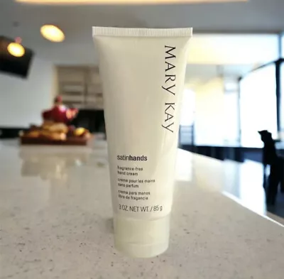 Mary Kay Satin Hands FRAGRANCE FREE Shea Hand Cream 3 Oz/85 G NEW W/out Box! P2 • $11.90