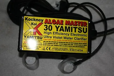 Yamitsu Algae Master 30wt  Electrics Leads Spare Kockney Koi Pond Uv Sterilser • £65.99