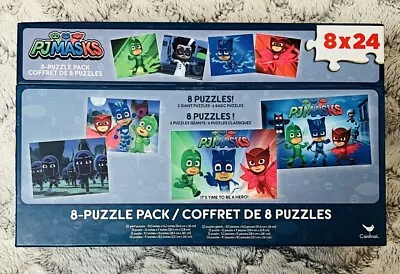 PJ Masks 8-Pack Of Puzzles In Storage Tub For Families And Kids Ages 4 And Up • $21.98