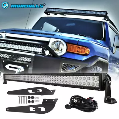 For 07-14 Toyota FJ Cruiser  52'' 700W LED Light Bar Roof Mounting Brackets Kit • $135.98