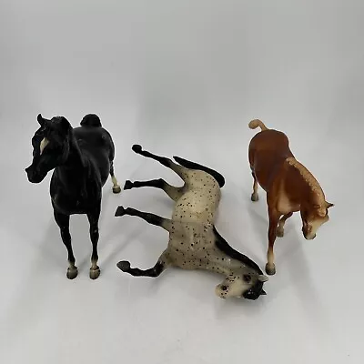 Breyer Horses Lot Cantering Welsh Pony Arabian Stallion & Show Stance Morgan • $27.95