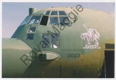 Colour Print Of US Air Force MC130H Hercules 87-0023 At RAF Fairford In 1999 • £0.65