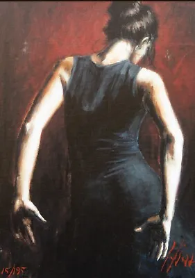 Fabian Perez -el Baile Del Flamenco En Rojo Ii- Limited Edition Print 15/195 Coa • £1500