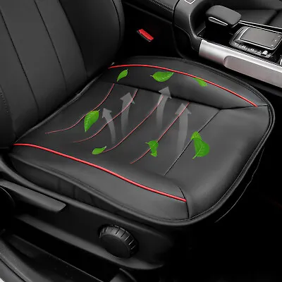Front Car Seat Cushion Breathable Waterproof PU Leather Protector Mat Cover • $18.56