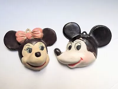 Vintage Disney Mickey And Minnie Mouse Wall Decor • $25