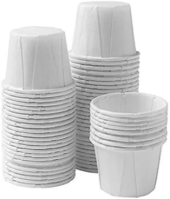 Disposable Paper Souffle Medicine Cups 1/2 Ounce [Pack Of 250] Cups For Medicati • $11.29