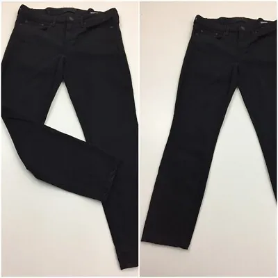 VINCE Black Cotton Stretch 5 Pocket Logo Hardware Jeans Womens Sz 28 • $14.01