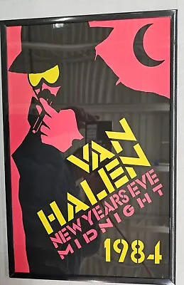 Van Halen 1984 New Years Eve Album Release Concert Poster 11 X 17 Framed • $21.99