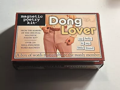 NIB Magnetic Dong Lover Poetry Kit 2013 • $16