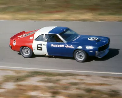 Mark Donohue 1970 #6 Sunoco Javlin Racing On Track 8x10 Glossy Photo #3a • $2.69