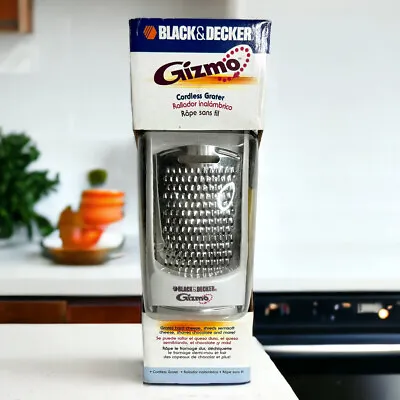 Black & Decker GIZMO Cordless Electric Grater GG200 Cheese Chocolate NIP • $15.29