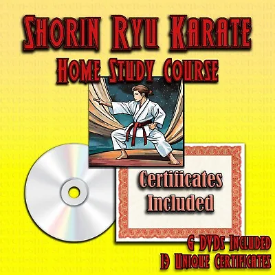 Home Study Course - Shorin Ryu Karate (DVDs + Certificates) • $299.95