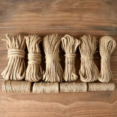 £6.59 • Buy 30M Cat Natural Sisal Rope For Scratching Post Tree Replacement DIY 8 12 14 Mm