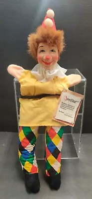 Vtg Hand Carved Kersa West German Jester Puppet With Original Tags • $39.60