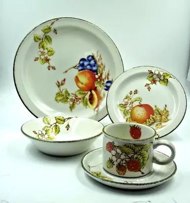 Vintage Stonehenge Midwinter ~ Still Life ~ 5 Piece Place Setting ~Oven To Table • $49.99