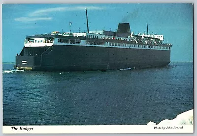 Michigan - Badger Ludington - Ferry Boats Transportation - Vintage Postcard 4x6 • $6.99