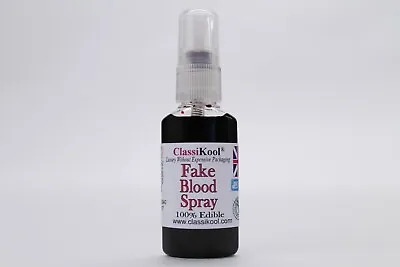 Classikool [30ml Fake Blood Spray] Pump Action Mouth Safe Stage Spooky Makeup • £3.99