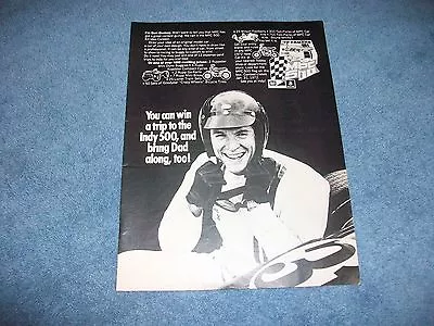 1971 Vintage MPC 500 Model Kit Idea Contest Ad With Dan Gurney  • $9.99