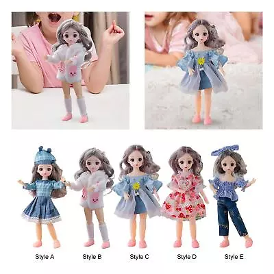 30cm Princess Fairy Dolls Ball Jointed Doll DIY Toys For Girls Best Gift • £11.58