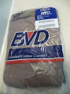 DSCP By BVD Military Underwear Briefs Mens Size 32 Brown 3 Pack USA Vintage NEW • $24.99