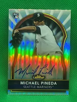 Michael Pineda Topps Finest 2011 RC Rookie Refractor Autograph Auto /499 • $9.99